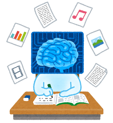 勉強しているAI